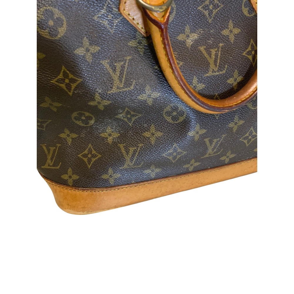 Louis Vuitton Alma PM Monogram Canvas Handbag Brown M51130 Vintage - Picture 13 of 16